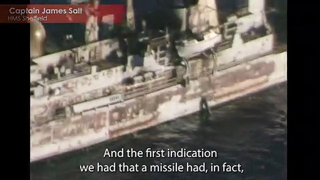 On This Day 1982: Falklands War - HMS Sheffield Sinks