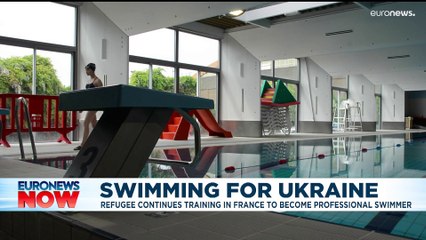 Ukrainian swimmer, 15, hoping war won't sink her Olympic dream