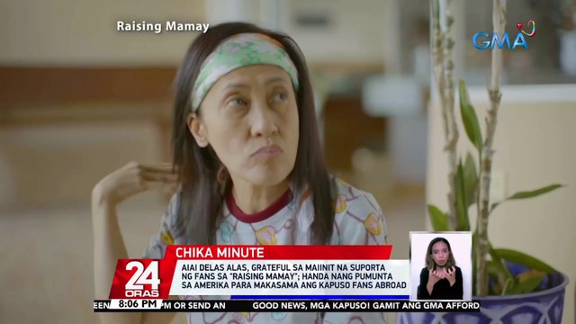 Aiai delas Alas, grateful sa maiinit na suporta ng fans sa Raising Mamay | 24 Oras