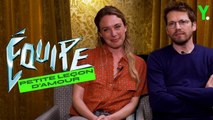 Laetitia Dosch et Pierre Deladonchamps (ÉQUIPE) balancent sur le tournage de “Petite leçon d’amour”