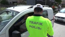 Aksaray'da bayram öncesi başlatılan trafik denetimleri devam ediyor