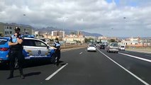 Un accidente en la autopista TF-5 colapsa el acceso a Santa Cruz de Tenerife