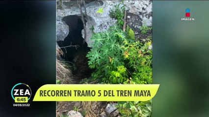 Activistas recorren tramo 5 del Tren Maya