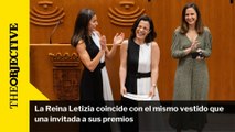 La Reina Letizia coincide con el mismo vestido que una invitada a sus premios