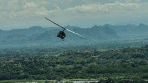 En video: helicóptero del Ejército fue atacado con ametralladoras de las Farc