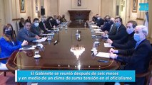 El Gabinete se reunió después de seis meses y en medio de un clima de suma tensión en el oficialismo