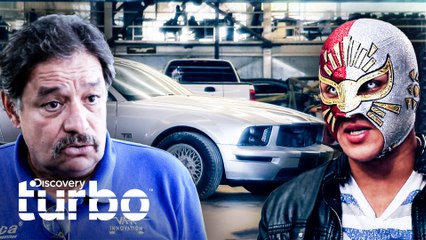 Transformação do Mustang do lutador Místico | Mexicânicos - Direto de Casa | Discovery Turbo Brasil