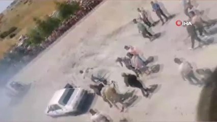 Son dakika haber: Faciadan dönülen balkon çökmesinde panik anları kamerada