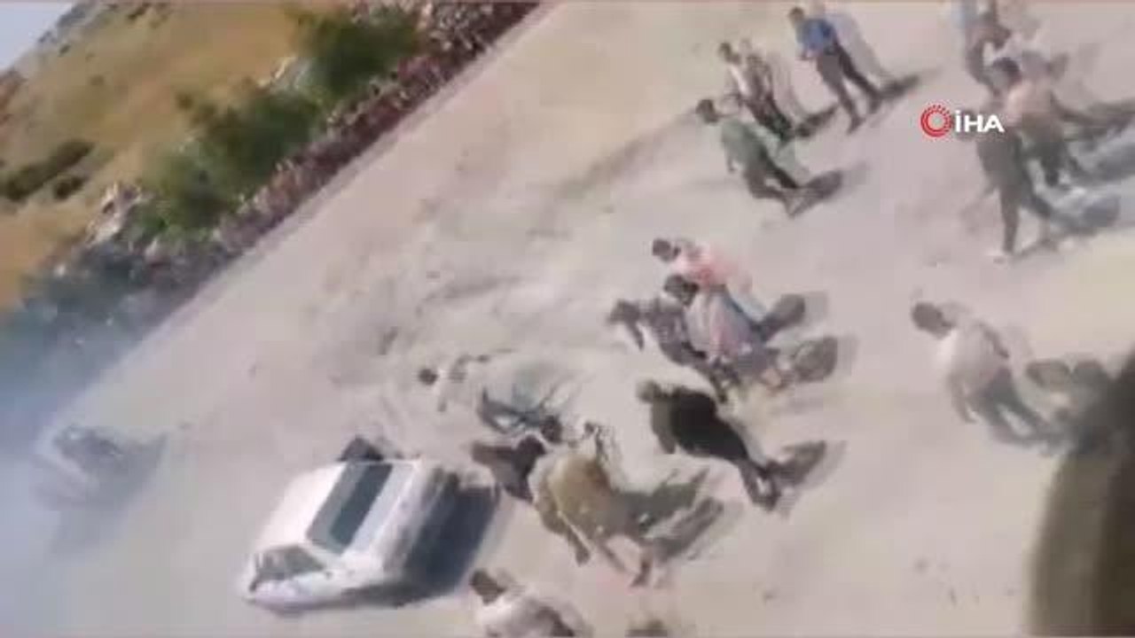 Son dakika haber: Faciadan dönülen balkon çökmesinde panik anları kamerada