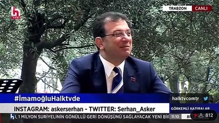 Çaktırmadan kıvırdı! Halk TV’de İmamoğlu’na bomba gönderme