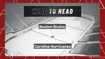 Boston Bruins At Carolina Hurricanes: First Period Moneyline, Game 2, May 4, 2022