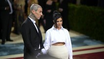 Kourtney Kardashian and Travis Barker Twin in Thom Browne Skirts at the Met Gala