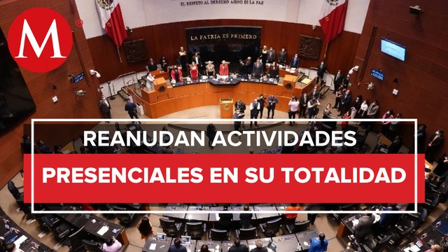 Tras dos años de pandemia, Senado reanuda actividades presenciales