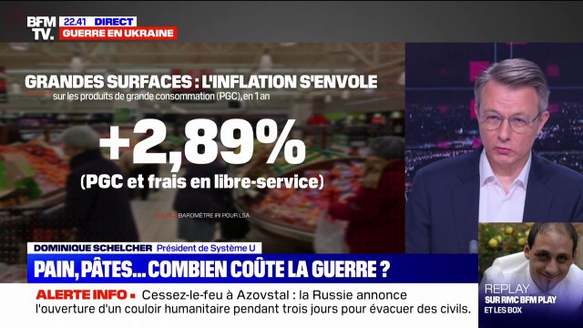 Pour Dominique Schelcher, président de Système U, les prix des matières premières pourraient potentiellement doubler