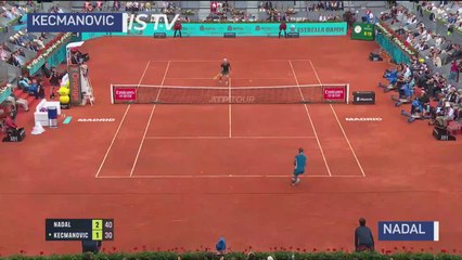 Nadal makes winning return in Madrid against Kecmanovic