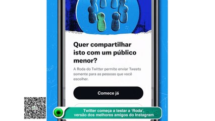 Twitter começa a testar a ‘Roda’, versão dos melhores amigos do Instagram
