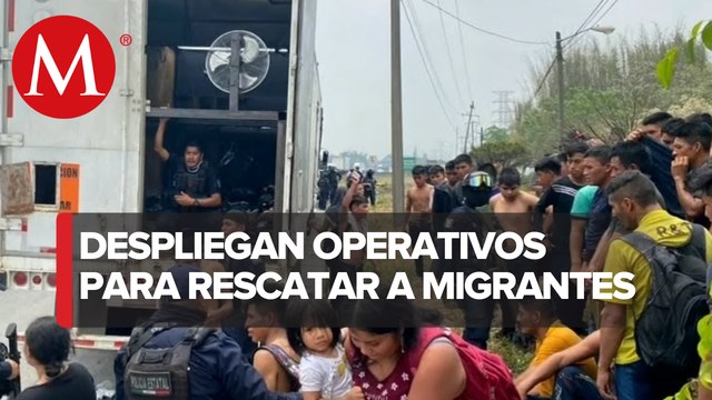 Guardia Nacional resguardó a 82 migrantes en Veracruz