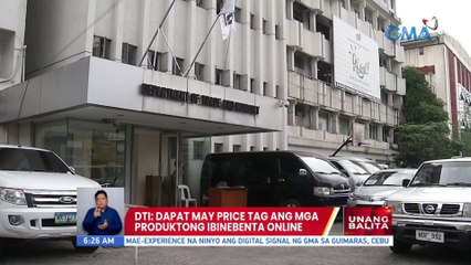 DTI: Dapat may price tag ang mga produktong ibinebenta online | UB