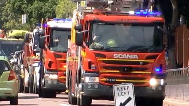 International Firefighters Day has been celebrated with a parade through the CBD.. led by the iconic big red trucks.