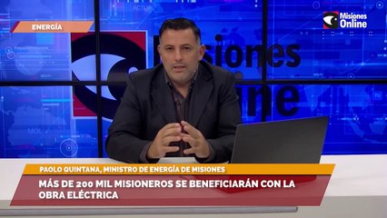 Más de 200 mil misioneros se beneficiarán con la obra eléctrica