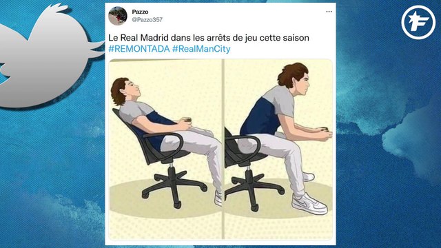 La remontada du Real Madrid contre Manchester City fait vibrer la toile
