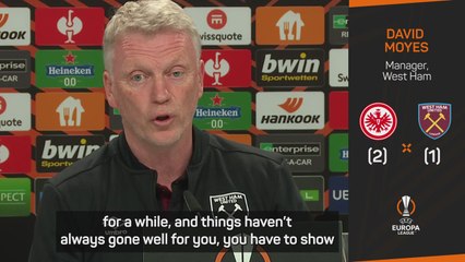 Moyes determined to lead Hammers to European final