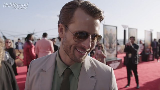Glen Powell Talks ‘Top Gun: Maverick’ as Co-Star Jay Ellis Crashes His Interview