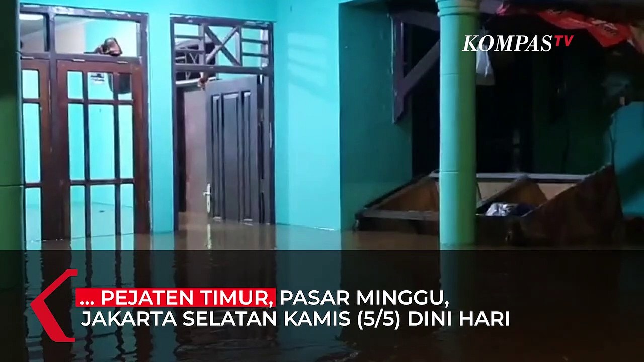 Banjir Rendam Ratusan Rumah Warga Di Pejaten Timur Jakarta Selatan ...