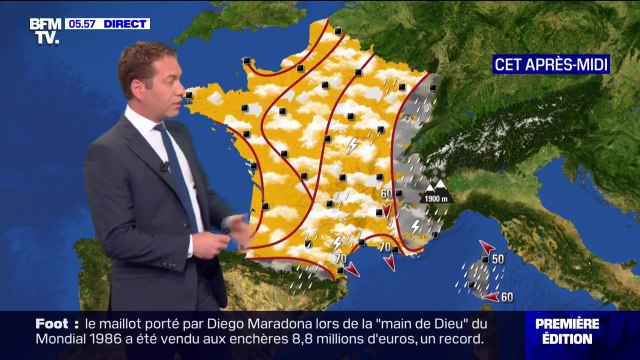 Des orages à l'Est et des belles éclaircies ailleurs prévus ce jeudi