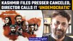 ‘The Kashmir Files’ director Vivek Agnihotri’s presser canceled by FCC & PCI |Oneindia News
