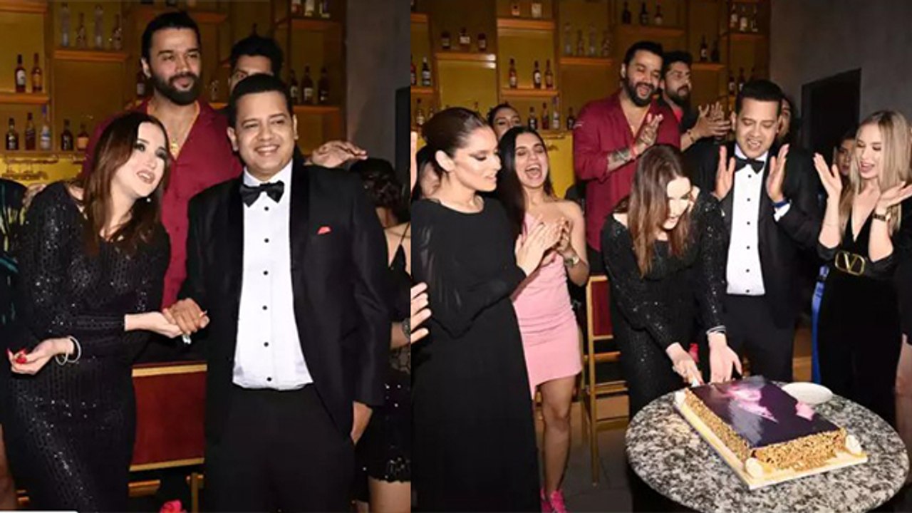 Rahul Mahajan Third Wife Natalia Grand Birthday Celebration ,Smart Jodi Contestant Full Video Viral