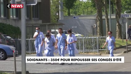 Une prime de 350 euros proposée aux soignants pour repousser leurs congés d'été