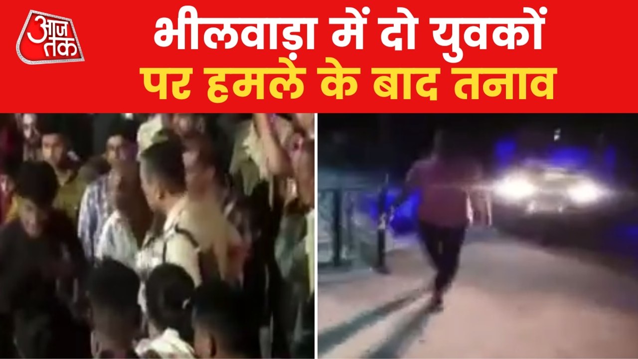 VIDEO: Two youths attacked in Rajasthan's Bhilwara
