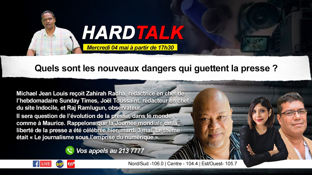 Hardtalk : Quels sont les nouveaux dangers qui guettent la presse ?