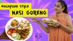 Malaysian Style "Nasi Goreng" | Indonesian Street Food | Uma Riyaz