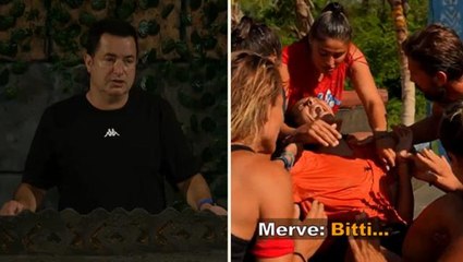 Survivor All Star'da kahreden anlar! Acun Ilıcalı güçlükle konuşabildi