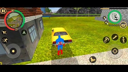 Best Rope Hero Crime Simulator Game Spider Hero Miami Gangster Fighting Battle Mission Android Game