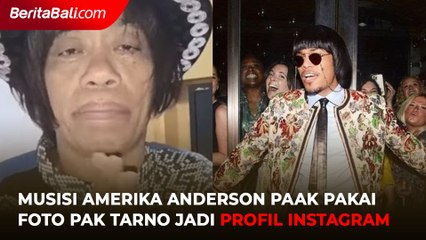 Musisi Amerika Anderson Paak Pakai Foto Pak Tarno jadi Profil Instagram