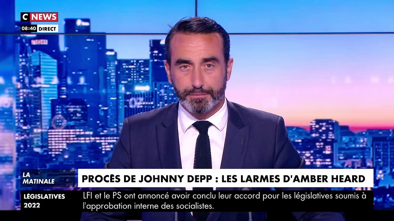 Johnny Depp était "l'amour de ma vie" mais aussi jaloux et violent "à cause de la drogue et l'alcool", affirme en larmes son ex-femme Amber Heard devant la justice