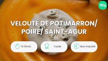 Velouté de potimarron/ poire/ Saint-Agur