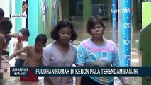 Debit Air Tinggi, Rumah Warga Kebon Pala Terendam Banjir