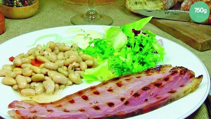 Jambon de Vendée et mogette