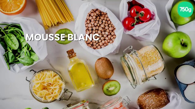 Mousse blanche aux gelées de framboises et verveine/menthe