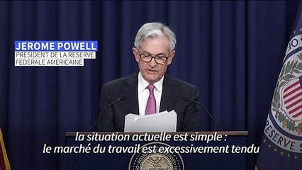 La Fed américaine relève son taux d'intérêt d'un demi-point pour contenir l'inflation