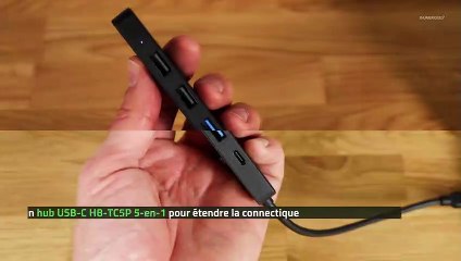 Test Hub USB-C Sabrent HB-TC5P : l'essentiel, ni plus ni moins