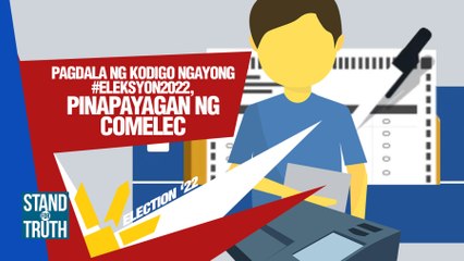 Pagdala ng kodigo ngayong #Eleksyon2022, pinapayagan ng COMELEC | Stand for Truth