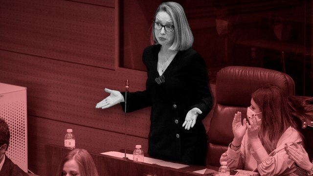 Podemos, a Ayuso: “La gente no quiere pagar para engordar el bolsillo de su clan o el de Almeida”