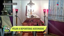 Velan a las periodistas asesinadas en Cosoleacaque; familiares de Yesenia exigen justicia