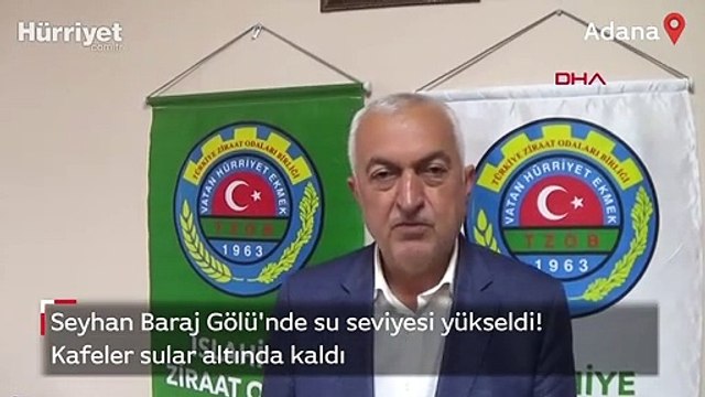 Seyhan Baraj Gölü'nde su seviyesi yükseldi! Kafeler sular altında kaldı