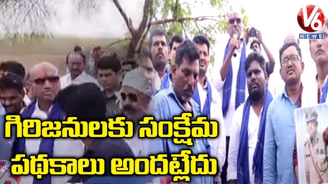 RS Praveen Kumar Bahujana Rajyadhikara Yatra In Nacharam Village _ Enkoor _ Khammam _ V6 News